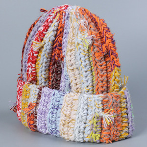 หมวกบีนนี่ไหมพรมถักลายโลโก้แบบกำหนดเองสำหรับฤดูหนาว หมวกบีนนี่เท่ห์ ตลก น่ารัก สำหรับผู้หญิง ผู้ชาย หมวกไหมพรมถักลายหัวกะโหลกอุ่นๆ สำหรับฤดูหนาว - Product Image 2