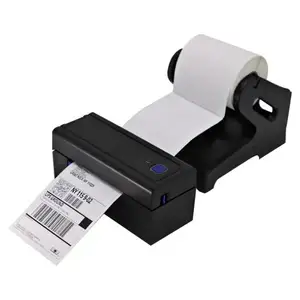4 inci FBA 110mm Thermal 4x6 pengiriman Rollo Label Barcode Waybill nirkabel UPS stiker Printer dengan Blue-tooth + USB