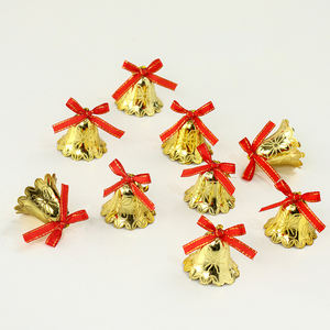 인기 판매 9개 소형 황동 징글벨, 축제용 크리스마스 골드 벨 장식 오너먼트 - Product Image 3