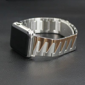Correa de reloj de acero inoxidable, 44mm, 45mm, 40mm, 41mm, para <span class=keywords><strong>Apple</strong></span> iWatch <span class=keywords><strong>SE</strong></span> 7, 6, 5, 4, 3, 2, gran oferta - Product Image 3