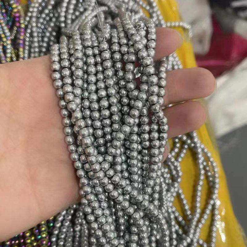 8mm smooth rondelle beads