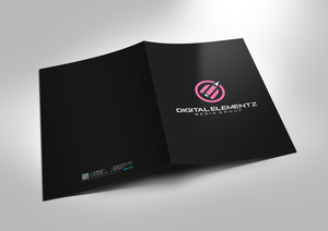 Pochette de présentation de documents de bureau mats avec impression personnalisée Classeur noir en carton avec logo Spot UV - Product Image 2