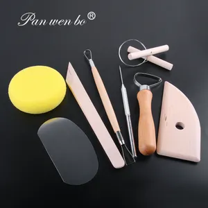 New High Quality Wooden Clay Knife Polymer Clay Cutters Tools Clay Pottery Tools