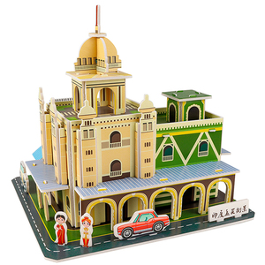 Mới Đến Câu Đố Đồ Chơi Kiến Trúc Thị Trường Nổi Mô Hình 3D Giấy Câu Đố Giáo Dục Đồ Chơi Cho Trẻ Em - Product Image 2