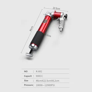 Other Vehicle Tools 900cc High Pressure Cordless Pneumatic Grease Gun Compressor Grease Pump