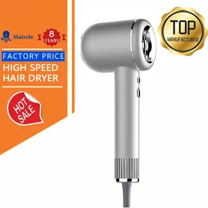 High Tech Water Ion 1800W Brushless Anion Blow Dryer High Speed Hairdryer With Concentrator