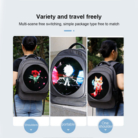 Mochila con Ventilador 3D, Proyector de Hologramas, Letrero LED, Lámpara Holográfica, Reproductor, Máquina de Publicidad 3D, Bolso de Hombro Holográfico