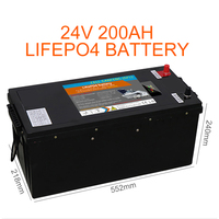 GOOTU Baterai Litium Ion Fosfat 24V 200Ah 1500 Kali Siklus Sel Baterai CATL 25.6V Paket Baterai LiFePO4 Penyimpanan Energi