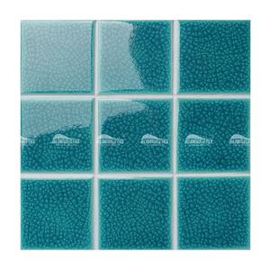 Prix ​​bas, décoration murale de 4 pouces, fournisseur de mosaïque de Foshan, carreaux de piscine vert craquelé de 100x100 mm, <span class=keywords><strong>Espagne</strong></span> - Product Image 6