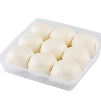 Wholesale PreCooked Breakfast Chinese Instant Dessert Dou Sha Bao Frozen Steamed Red Bean Paste Sweet Children Buns