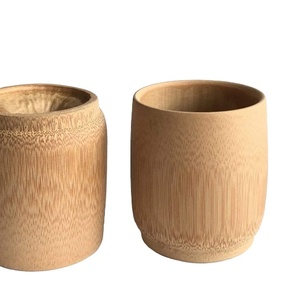 Ensemble de 2 tasses <span class=keywords><strong>en</strong></span> bambou respectueuses de l'environnement pour le thé, le saké, le café, les jus de fruits, les boissons - Product Image 4