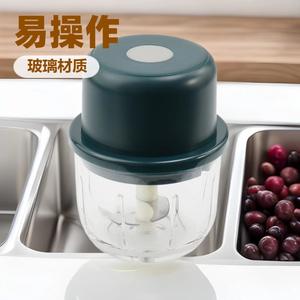 NexGadget Hachoir à ail électrique 300 ml avec lame en acier inoxydable, bouton poussoir, rechargeable, pour usage en cuisine - Product Image 5