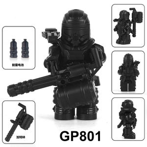 GP801 karakter permainan bata Mini plastik mengumpulkan Model pendidikan aksi dirakit blok bangunan hadiah mainan anak-anak Juguetes - Product Image 2