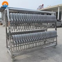 Crochets de suspension pour carcasses de bovins, tubes et rails pour abattoirs, équipement de traitement de la viande pour bovins, matériel d'abattage