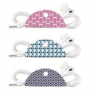 Organisateur de câbles personnalisé pour écouteurs, fils bien rangés, logo imprimé - Product Image 5