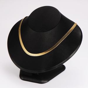 Collier de fête en acier inoxydable personnalisé, chaîne de serpent plaquée <span class=keywords><strong>or</strong></span>, chaîne cryptée, style hip-hop tendance et à la mode - Product Image 6