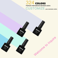 Vente en gros de gel à ongles vegan non toxique à étiquette privée personnalisée HS, sans TPO ni HEMA, pigment haute intensité, 15 ml, ensemble de vernis à ongles en gel UV en vrac