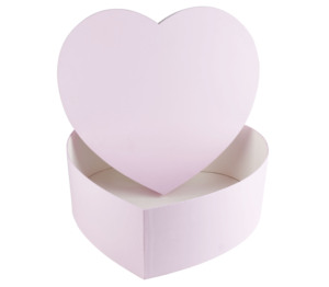 Các tông Mới Màu Hồng Valentine trái tim hộp hoa bao bì bán buôn Hộp Trái Tim cho hoa trái tim carton - Product Image 1