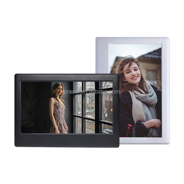 Marco De Fotos Digital 5 7 8 10 Inch Crystal Clear Acrylic Motion Video Digital Photo Frame for Advertising