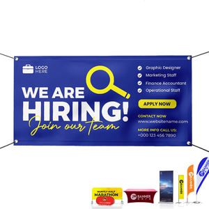 Production de bannières publicitaires personnalisées bannières verticales colorées slogans promotionnels drapeaux d'entreprise en plein air drapeaux d'événement - Product Image 2