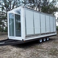 Petit conteneur extensible et mobile, remorque caravane de maison, nouveau design coréen à vendre