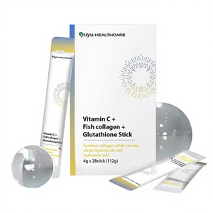 Yuyu Healthcare Korea ODM, Extracto de Colágeno de Pescado con Vitamina C Inspirado en la Cosmética Coreana (Glutatión 50%), Polvo para Blanqueamiento Rápido de la Piel - Product Image 1