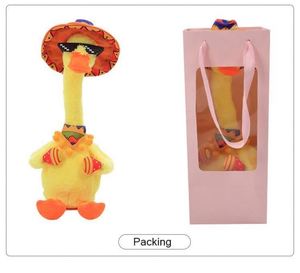 Pato de Peluche Eléctrico Interactivo Bailarín y Divertido con Algodón PP y Forro de Malla para Aliviar el Estrés - TOYSRUNNER - Product Image 2