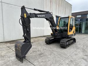 Mini-excavatrices hydrauliques Volvo EC55B d'occasion de haute qualité, excavatrices sur chenilles de 5 tonnes d'occasion à vendre - Product Image 4