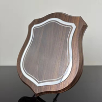 Prix de certificat en bois en forme de bouclier Plaques d'ébauches de sublimation personnalisées