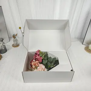 Buket anneler günü çiçek kutusu için toptan yüksek kaliteli çiçek paketleme kutusu