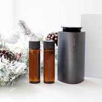 Tragbarer Lufterfrischer mit Anpassbarer Aromatherapie, Typ-C Auto-Parfümöl, Heim- und Auto-Duftspender für Ätherische Öle