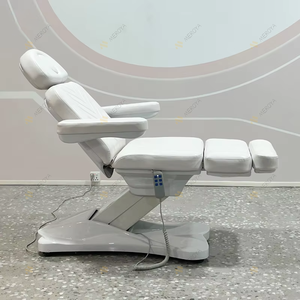 <span class=keywords><strong>Prix</strong></span> de gros Mobilier de salon de beauté <span class=keywords><strong>Lit</strong></span> médical facial en cuir blanc Table et <span class=keywords><strong>lit</strong></span> de massage modernes à trois moteurs - Product Image 5