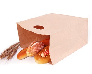 Bolsa de papel Kraft de compras con mango troquelado de mercancía personalizada impresa con logotipo personalizado - Product Image 6