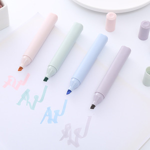 Hot Selling Creative Soft <b>Eye</b> <b>Protection</b> Macaron Colorful Graffiti Marker Pen Cute Highlighter Pen - Product Image 3