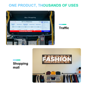 Asianda, barra estirada con Control remoto <span class=keywords><strong>de</strong></span> 37,6 pulgadas, pantalla Lcd Android, barra <span class=keywords><strong>de</strong></span> visualización, pantalla <span class=keywords><strong>de</strong></span> barra - Product Image 3