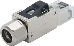 Connecteurs RJ45 Cat6 Cat7 Cat8 sans outil, coupleurs à contacts plaqués or pour connexions de câbles <span class=keywords><strong>Ethernet</strong></span> haute vitesse - Product Image 6