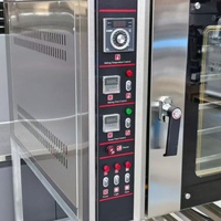 Four à convection numérique à 5 plateaux avec circulation d'air chaud et vapeur, équipement de boulangerie commercial pour gâteaux et pizzas