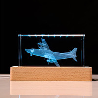 Cubo de Cristal K9 con Foto Láser 3D al por Mayor, Bloque Rectangular de Vidrio en Blanco de 5*5*8cm para Grabado, Regalos con Luz LED Recargable por USB