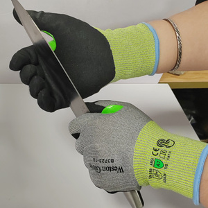 Guanto resistente al taglio ANSI A7 Ultra leggero 18G <span class=keywords><strong>per</strong></span> <span class=keywords><strong>lavoro</strong></span> ad alto rischio con pollice rinforzato guanti Anti taglio <span class=keywords><strong>per</strong></span> la lavorazione del legno - Product Image 2