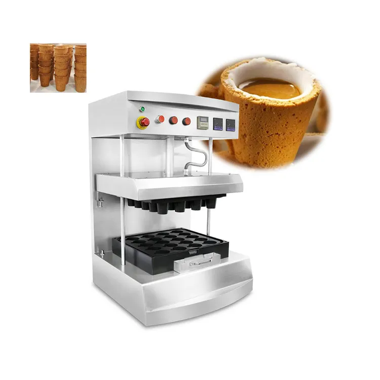 ماكينة صنع أكواب البسكويت بأفضل جودة، آلة صنع أكواب مخروطية احترافية لتعداد الكعك المحلى الآيس كريم الشاي القهوة