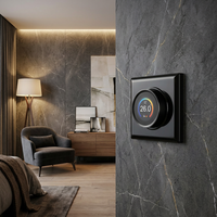 Termostato Inteligente con Pantalla Táctil WiFi, Aplicación Tuya para Calefacción por Suelo Radiante Eléctrico, Uso en Salas de Estar y Hoteles, Eficiencia Energética