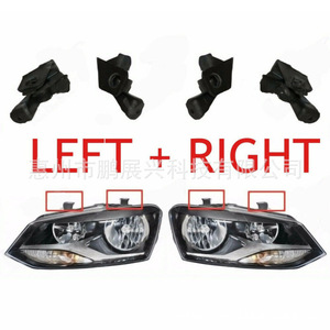 Kit de reparación de soporte de faro delantero para Volkswagen Polo, 6R0998226, clips de montaje ABS delanteros izquierdos y derechos para modelos 09-17 - Product Image 1