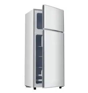 112L 3.9 Cu.Ft 냉장고 제조업체 LCD 화면 디스플레이 국내 냉장고 2 도어 냉동고 소형 냉장고