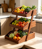 Panier de rangement pour légumes de comptoir de cuisine, étagère de rangement pour fruits de bureau, support de rangement pour légumes de comptoir de cuisine