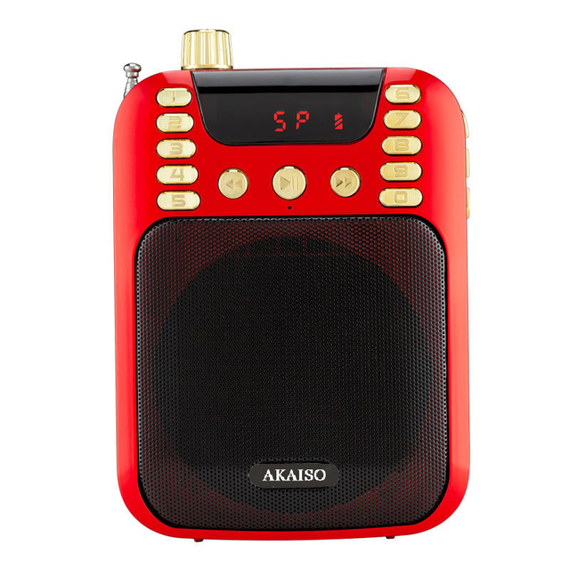 Hot Sell Loudspeaker Portable Speaker Microphone Voice Amplifier with BT TF Card Usb Fm Mini for Teachers Tour Ect