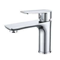 Robinet de lavabo moderne en acier inoxydable 304, finition or brossé et or rose, mitigeur monocommande eau chaude et froide pour salle de bain