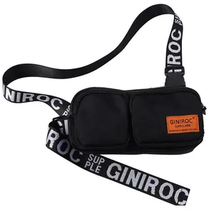 Best Verkopende Op Maat Gemaakte Sling Borsttas Unisex Opbergen Mode Reizen Gym Sport Heuptas Schoudertas Heren