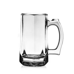 Suco de água potável 345ml, copos para suco de água potável, vidro transparente, cerveja, caneca com alça
