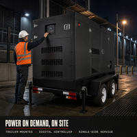 Générateur Cummins monté sur remorque JSST pour DeepSea 90 kVA 50 Hz pour l'alimentation électrique des événements en extérieur