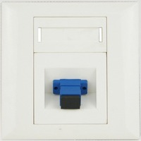 Vente directe usine Marque OEM SC Panneau mural fibre optique monoport Type 86 Compatible PoE Usage industriel Réseau FTTH 1 an